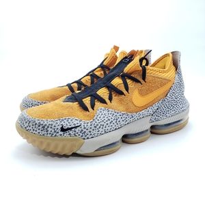 Size 12 - Mens Nike LeBron 16 Low x Atmos Safari 2019 PreOwned without box